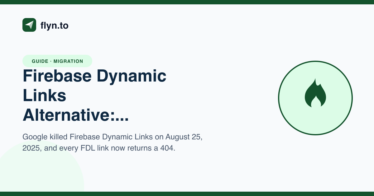 Firebase Dynamic Links Alternative: Migration Guide