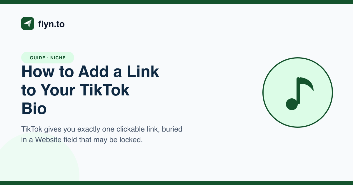How to Add a Link to Your TikTok Bio