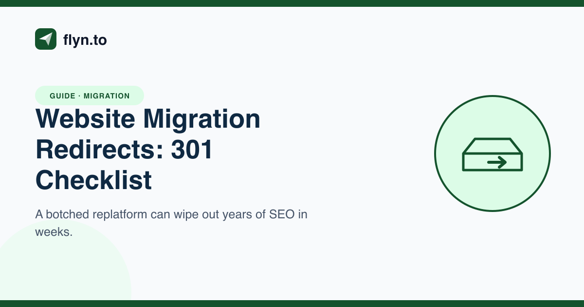 Website Migration Redirects: 301 Checklist